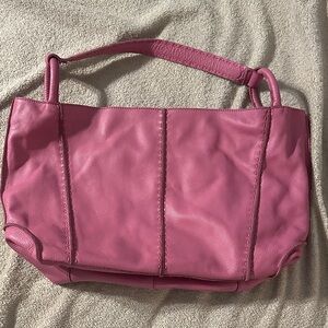 The Sak Pink Los Feliz Leather Tote Bag